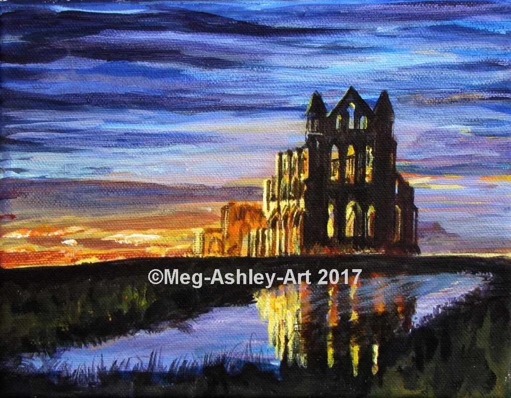 Whitby Abbey at Night